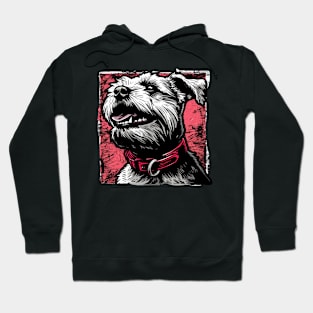 Retro Art Yorkshire Terrier Dog Lover Hoodie